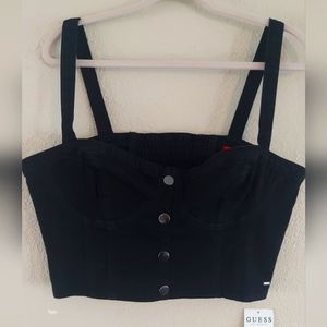 GUESS Cropped Bustier XL